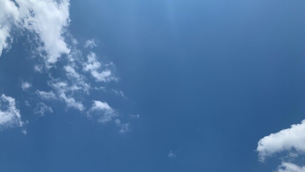 Clouds on blue sky