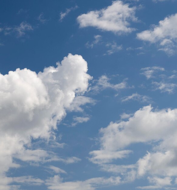 Clouds in blue sky