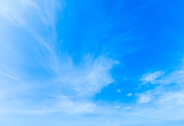 Clouds in the blue sky