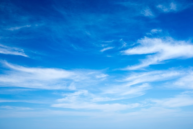 Nuvole nel cielo azzurro