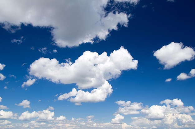 Clouds in the blue sky