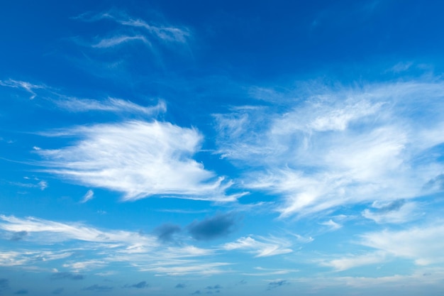 青い空の雲