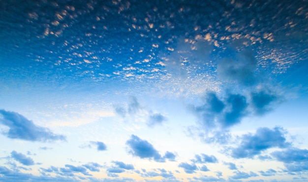 Clouds in the blue sky