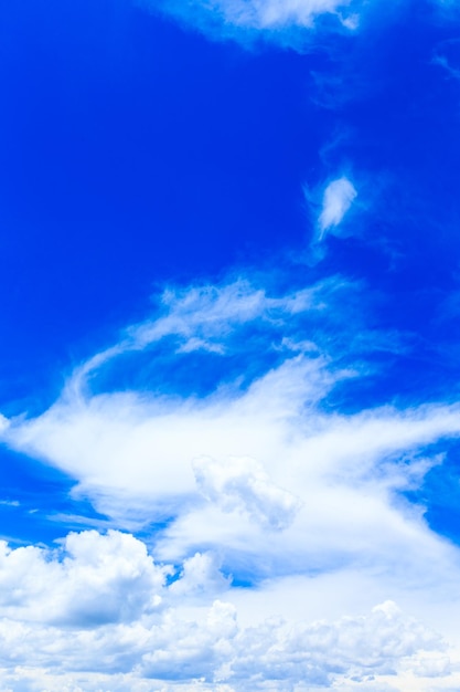 Clouds in the blue skyxAxA