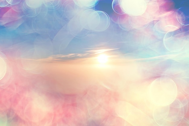 Clouds bokeh abstract bright summer wallpaper nature sky