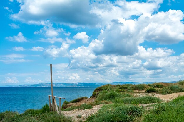 Clouds on the coast