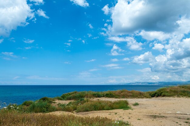 Clouds on the coast