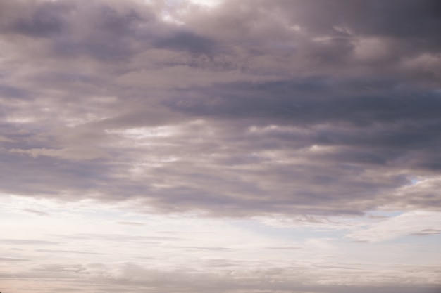 Clouds cover sky. vintage color tone