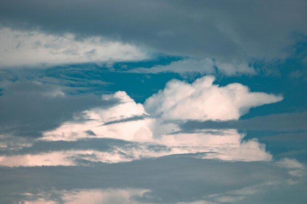 Clouds fill the sky during the daytime