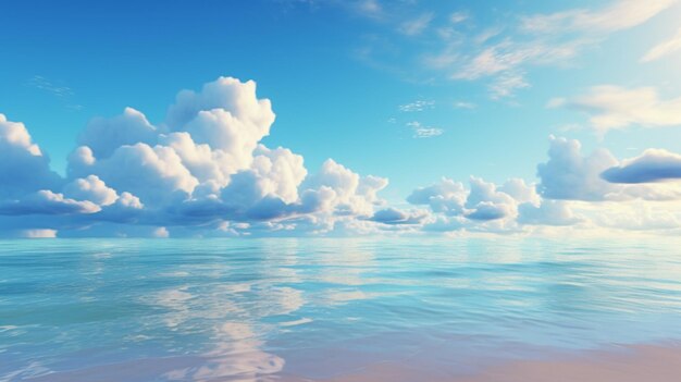 写真 平 な 海辺 の 背景 に ある 雲