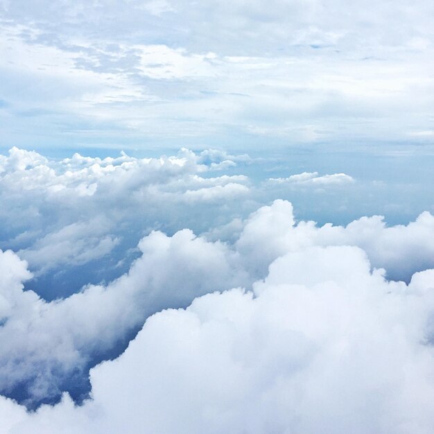 写真 空の雲に