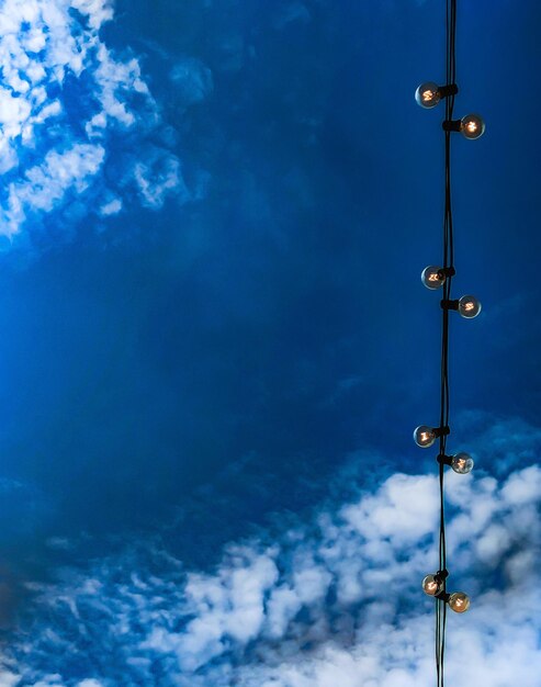 Clouds lamps sky