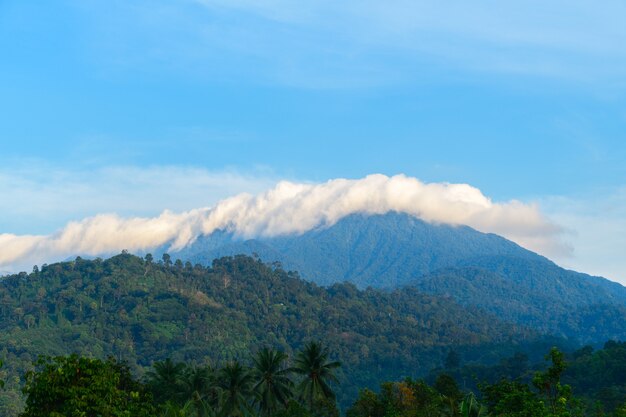 Clouds Rolling over a Khao Luang Mountain