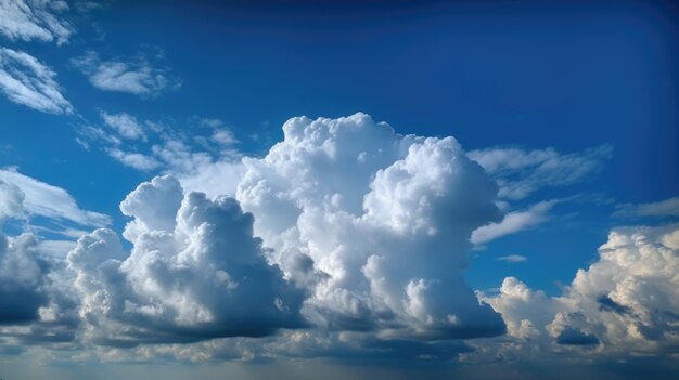 空の雲と青空