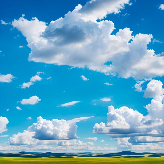 雲、空、青、太陽、日、緑、草、茂み