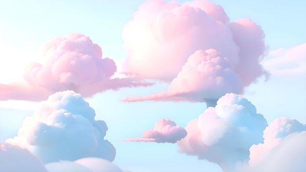 Clouds in the sky illustration