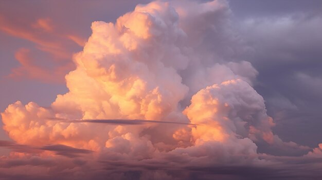 Photo clouds in the sky in the style of