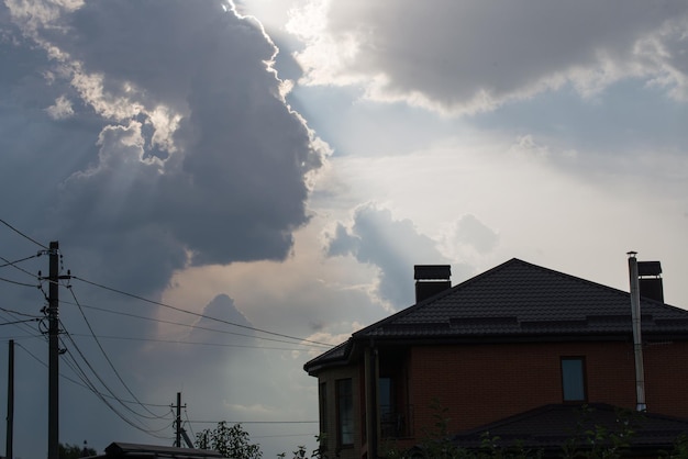 シンプルな雲