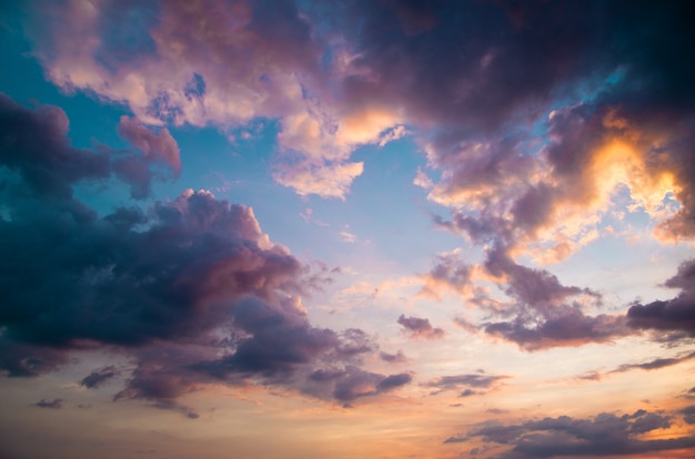 Clouds and sun