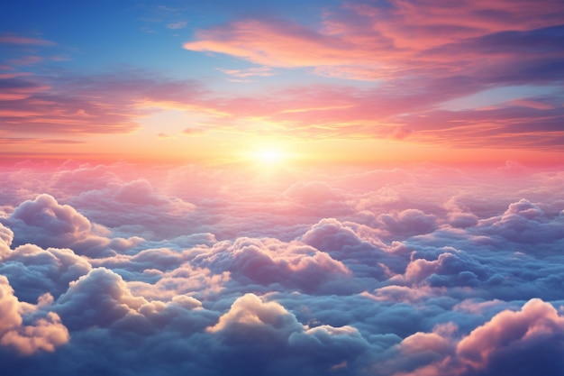 clouds sunrise texture background