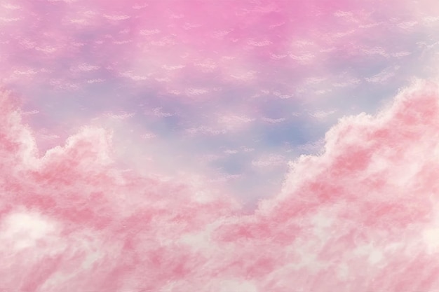 Photo clouds watercolor tint pink clouds gradient background sky atmosphere air freedom