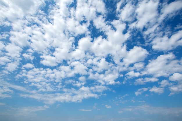 Clouds with blue sky background