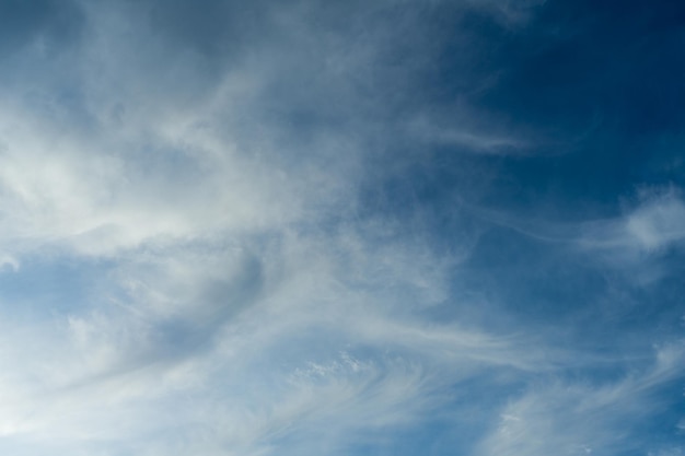 Cloudscape Blue sky and white cloud Sunny day Cumulus clouds image