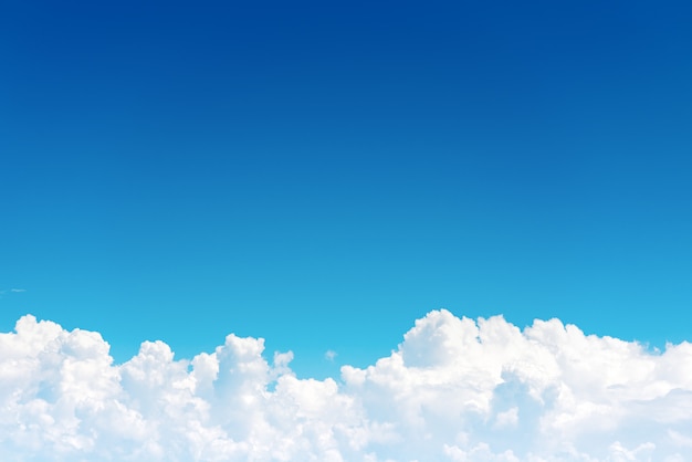 Cloudscape , Blue sky and white cloud