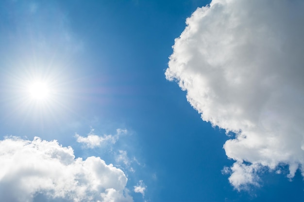 Фото cloudscape в солнечный весенний день