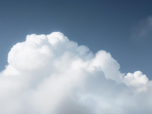 Photo cloudscape mirage realistic fluffy dense clouds on a transparent canvas