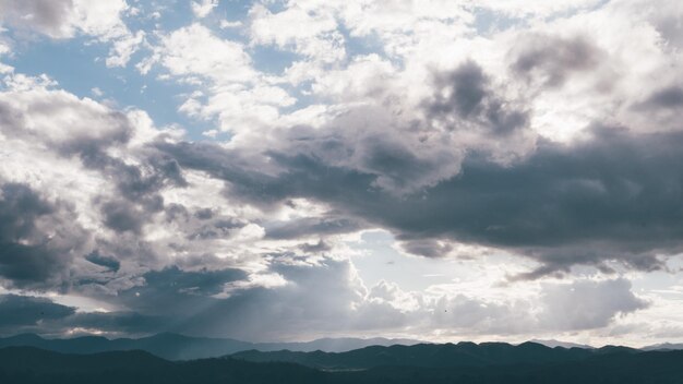 Cloudscape in the sky