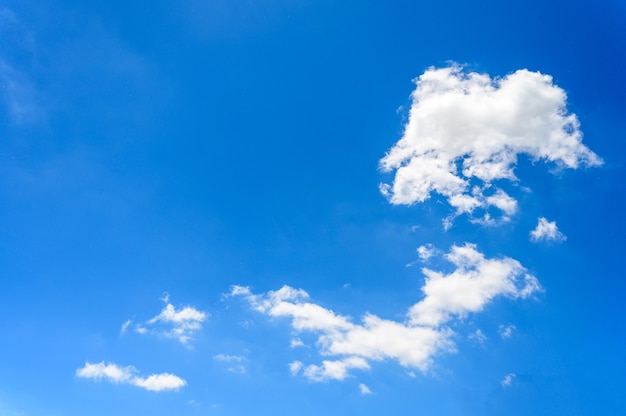 Cloudy blue sky background