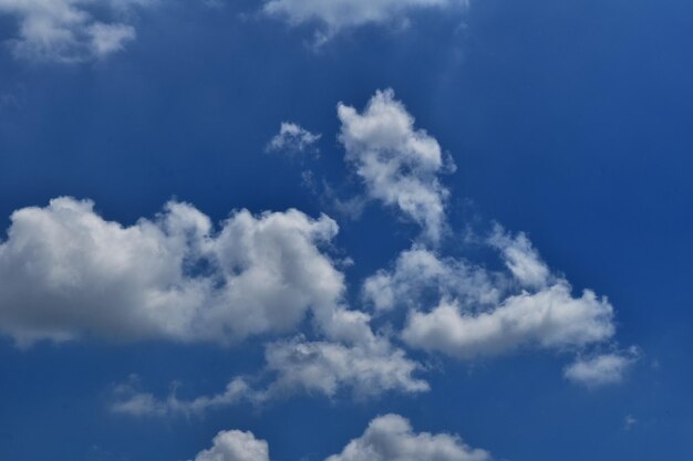 Cloudy blue sky