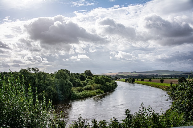 Cloudy day in the scottish borders