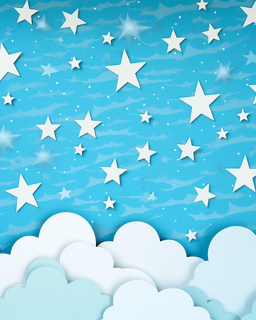 Photo cloudy dreams and angels a cute closeup of a sky banner