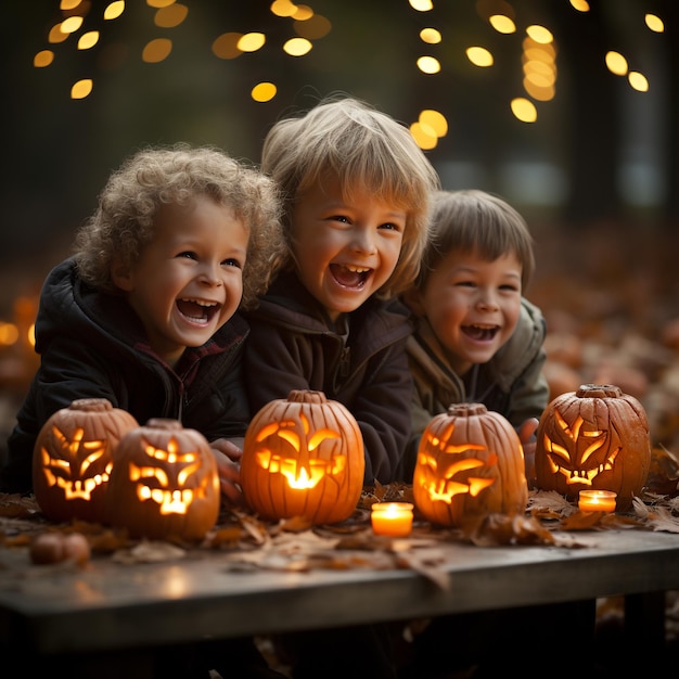 a cloudy Halloween night when the family of four decided to go trickortreating