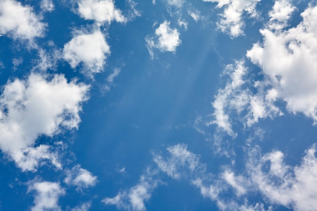 雲の空の背景の質感