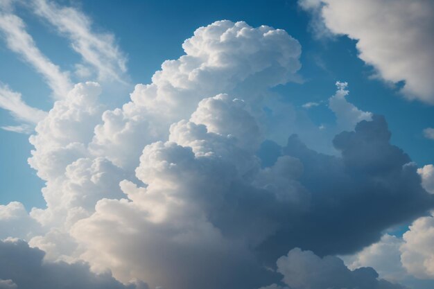 Cloudy sky background cloud background sky background white clouds background ai generative