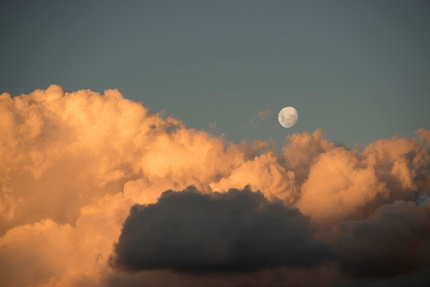 Photo cloudy sky storm clouds background