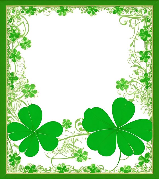 clover framed card