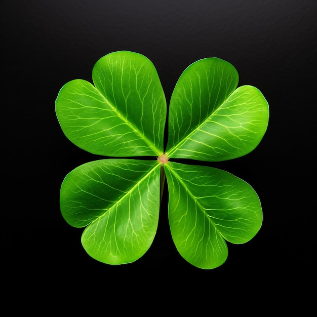 Clover leaf isolated on white background