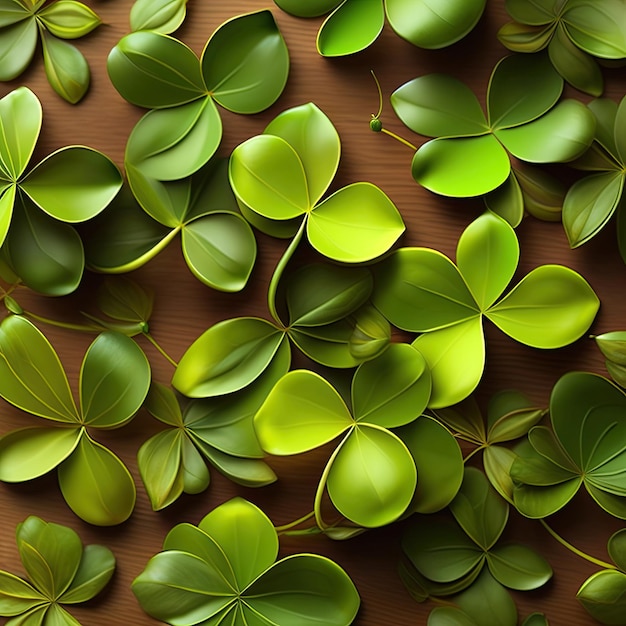 Clover leaves full screen