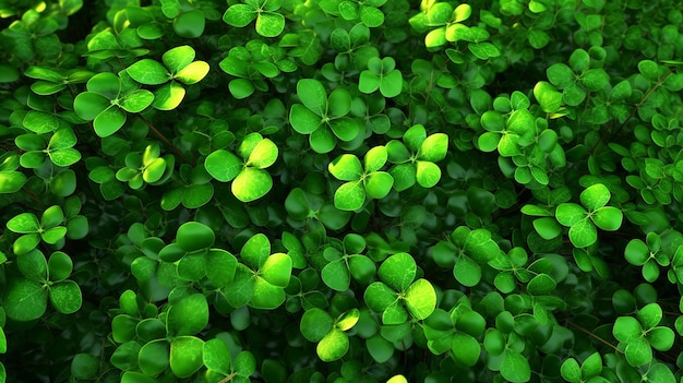 Clovers background Generative AI