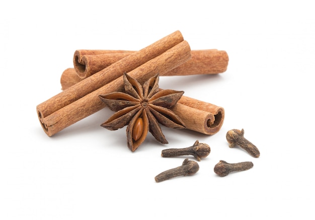 Cloves, anise and cinnamon