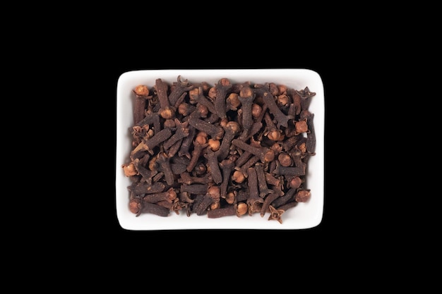 Cloves Cloves is isolated on a black background