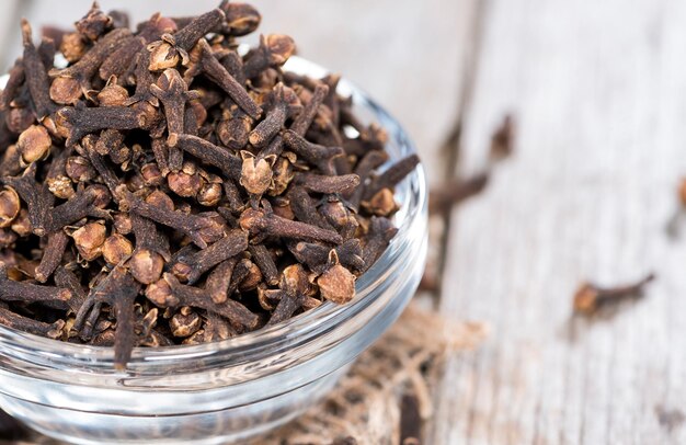 Cloves in a small bowl