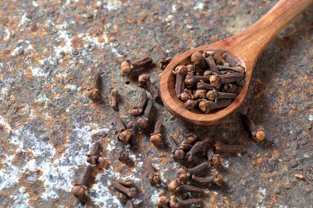 Cloves. spices, food and cuisine ingredients.