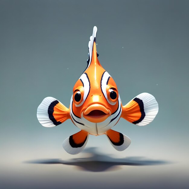 Clownfish illustration Ai Generative