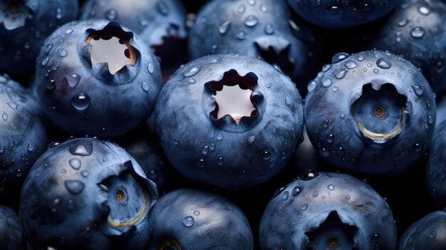 Photo cluster berry blueberry blue