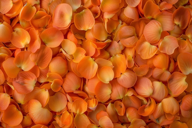 Cluster of Orange Flowers